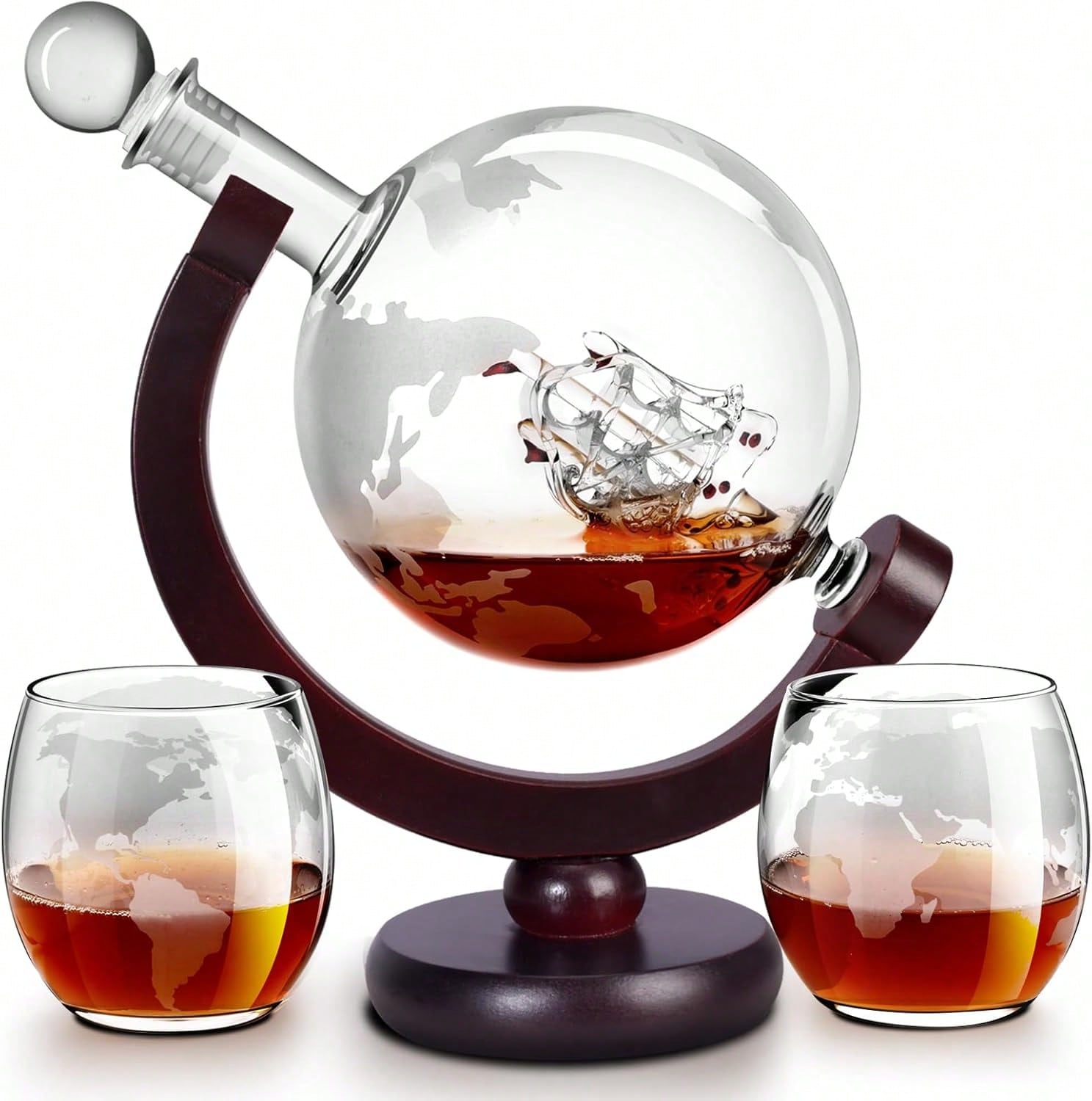 Decanter Globe Set - Набор для виски: графин в форме