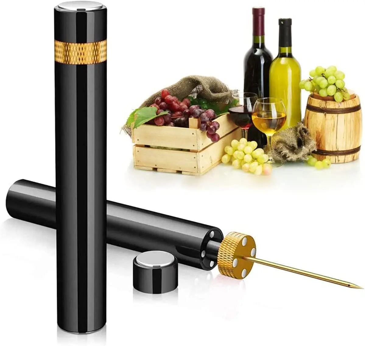 Wine Preservation Pump - Воздушный насос для открывания бутылок вина,