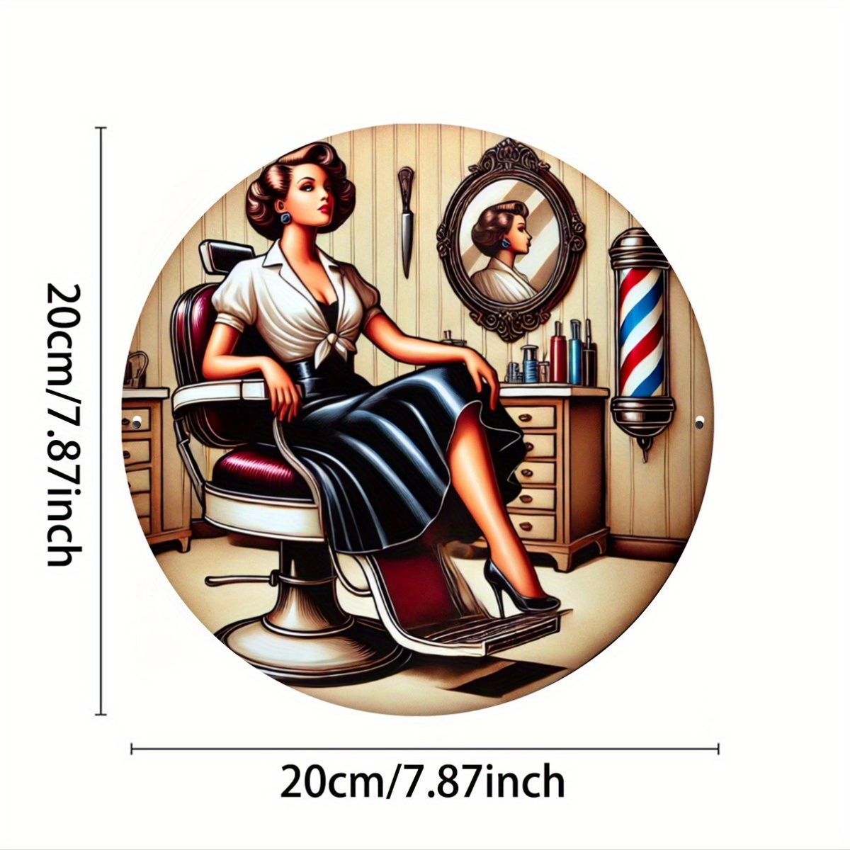 1 шт. Винтажная металлическая  – обзор и цена Home Barbershop
