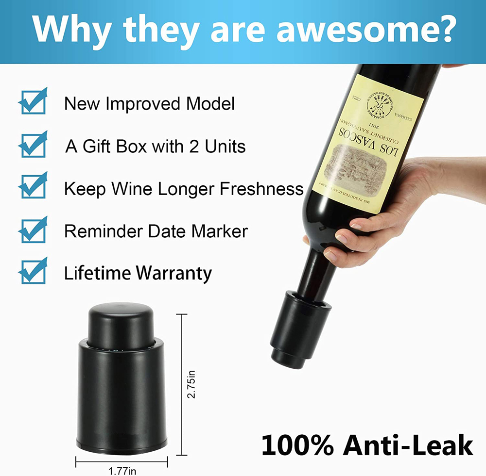 Заглушки для винных бутылок, м – обзор и цена Wine Preservation Pump