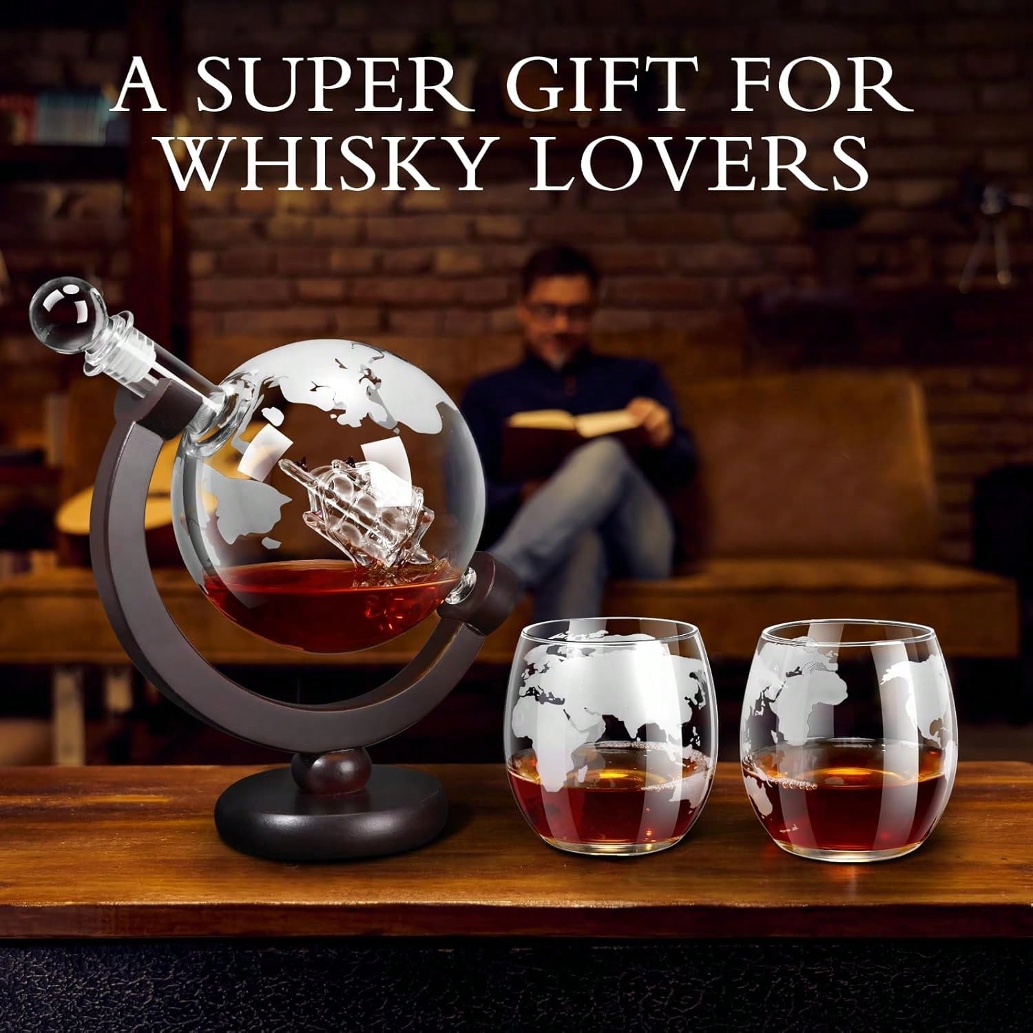Набор для виски: графин в форм – обзор и цена Decanter Globe Set